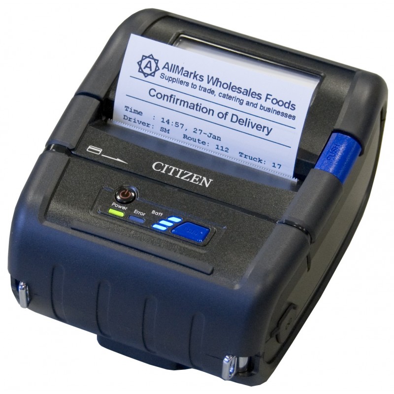 Citizen CMP-30 Robuste imprimante mobile pour les étiquettes et les tickets
