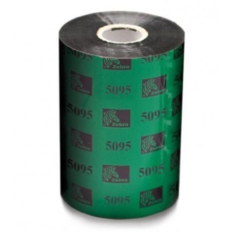 Ruban Transfert Thermique Zebra - Cire/résine - 110 Mm X 30 Mètres - Pour Imprimantes étiquettes