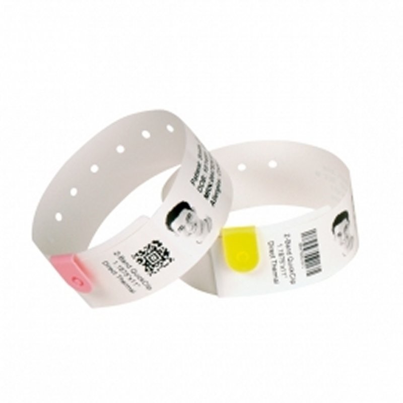 Bracelet Bande Z direct enfant blanc pour Zebra HC100 et Zebra ZD510-HC 