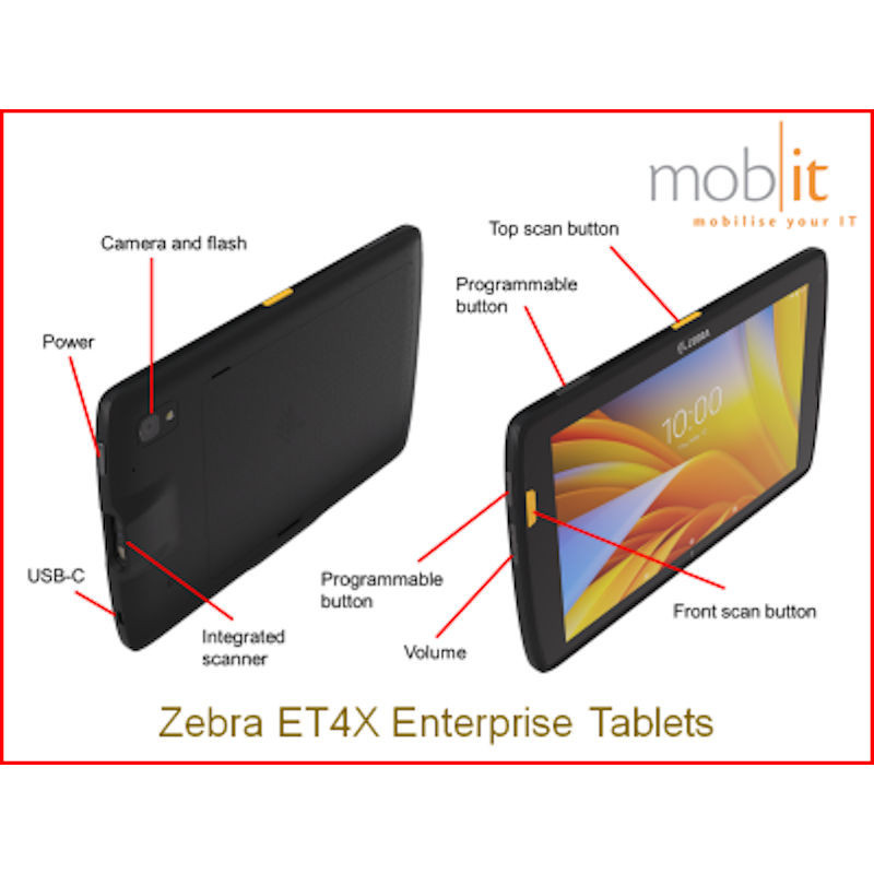 Tablette Durcie Zebra ET40-ET45 